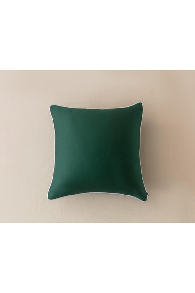 Karo Fata de perna din bambus, 40 x 60 cm, verde, cu bordura premium, cu fermoar