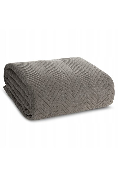 Eurofirany Cuvertură decorativă de pat 200x220 In 3 nuanțe de frasin Nouă