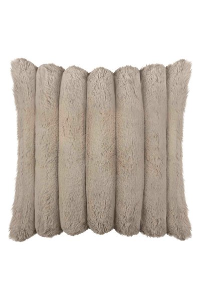 Karo Fata de perna decorativa, Bunny, taupe, 50x70 cm, microfibra, textura pu...