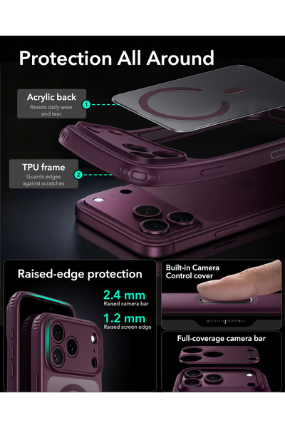 ESR Apple iPhone 18 Pro/17 Pro Classic Hybrid Magsafe Case