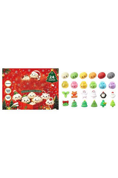 Generic Brand Calendar de Advent de Crăciun Squishy, Calendar de numărătoare ...