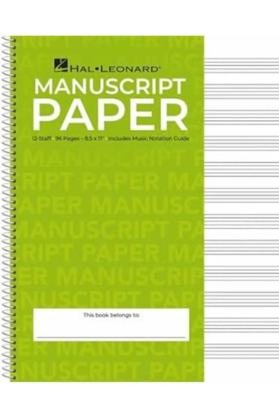 GENERAL Standard Wirebound Manuscript Paper (Green Cover)