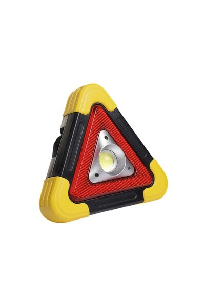 dbautomotive Triunghi de avertizare solar cu LED și lampă COD T1C79