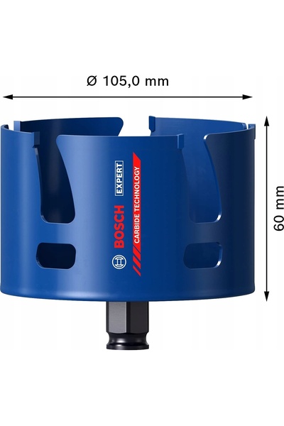 Bosch Otwornica EXPERT Material de Construcții 105mm