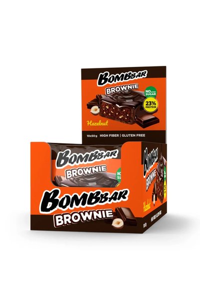 BOMBBAR Bact Bombbar Brownie Cake with Taste of Hazelnut 50g 10 Pcs