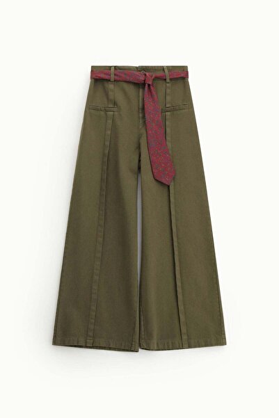 Dixie Pantaloni evazați cu centură