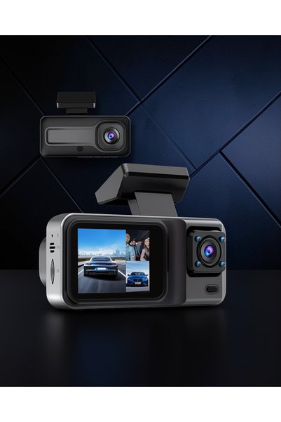 ASTRALTECH 3 Kamera Sistemi 1080P Araç DVR Kaydedici 2 inç Ekran