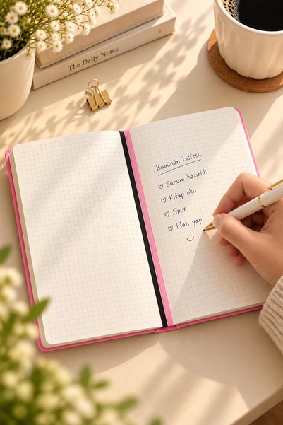 Daks Hardcover Notebook – 160 Pages, 15X22 cm Squared Notepad