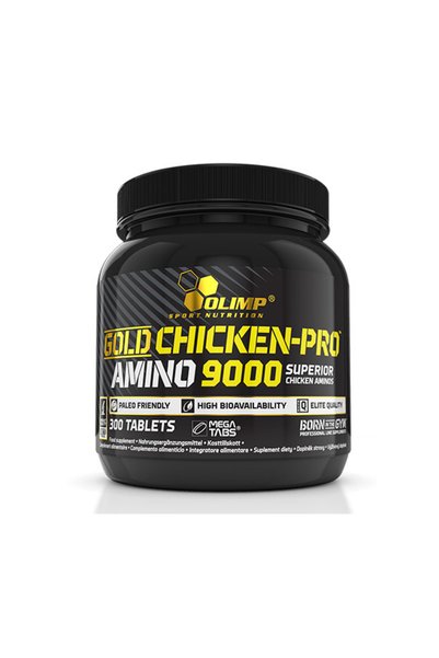Olimp Gold Chicken Pro Amino 9000 - Aminoacizi, 300 comprimate
