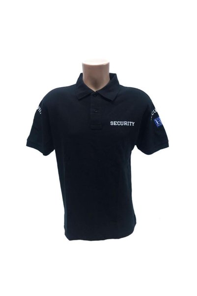 All About Army Μπλούζα Polo Security Μαύρη M