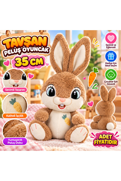 kumkumticaret 10012 Rabbit Plush 35cm Toy Plush