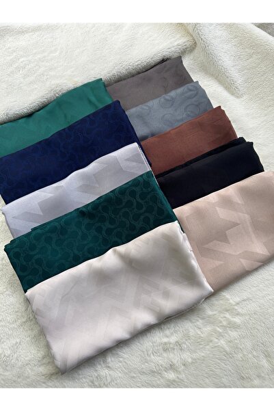 shalby Hijab Jacquard Satin Shawl Set of 10