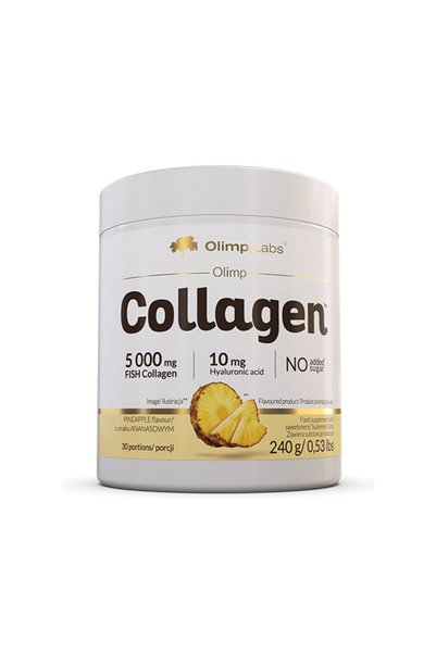 Olimp Pudră de colagen - Colagen hidrolizat, Ananas, 240 g
