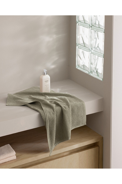 Madame Coco Neo Prosop de fata 100% bumbac - Kaki - 50x70 cm
