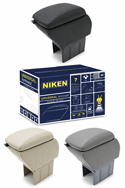 Niken Universal Armrest Armrest Luxury Type Black - Beige - Gray