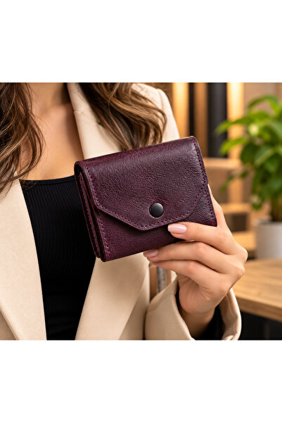 Yurtsever Genuine Leather Black Wallet for Men & Women - Handmade Wallet with...