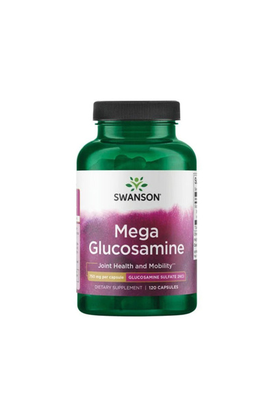 SWANSON Mega Glucosamine 750 mg - Supliment cu Glucozamină, 120 capsule