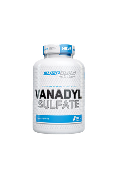 EverBuild Nutrition EVERBUILD Sulfat de vanadiu - Supliment alimentar, 100 ta...