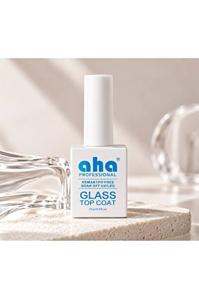 AHA PROFESSIONAL AHA GLASS TOP COAT FĂRĂ ȘTERGARE 15ML