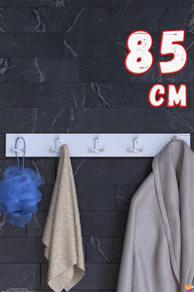 Modilayn Enna 15-Hook Bathroom Hanger Set of 3 (71.4X9.6 cm) - Stylish Design...