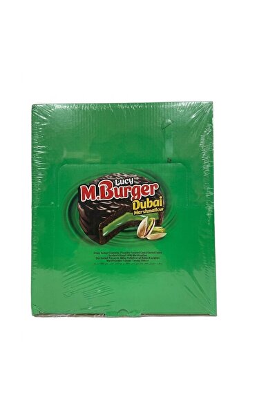 LUCY Biscuiți Dubai cu Meringue, M.Burger, 24 bucăți x 42 gr, cacao, fistic
