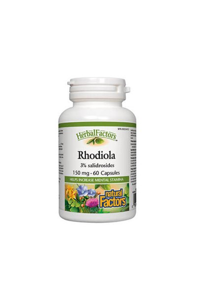 Natural Factors Ροδιόλα Ρόζεα 150mg - Φυτικό Συμπλήρωμα, 60 κάψουλες