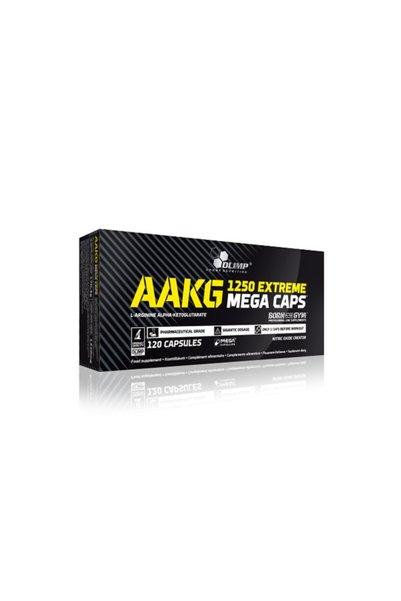 Olimp AAKG Mega Caps 1250 mg - L-Arginină, 120 capsule