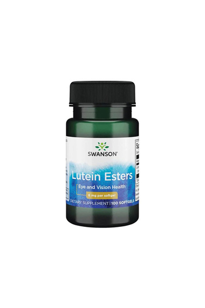 SWANSON Lutein 6mg - Supliment din Plante, 100 capsule moi