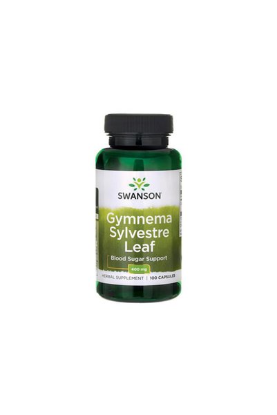 SWANSON Gymnema Sylvestre Leaf 400mg - Supliment din Plante, 100 capsule