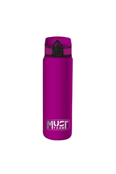 MUST ΜΠΟΥΚΑΛΙ 600ML ΑΝΟΞΕΙΔΩΤΟ ΑΤΣΑΛΙ ΜΟΝΟΧΡΩΜΟ 7X23 ΦΟΥΚΣΙΑ 600ml 585682-3