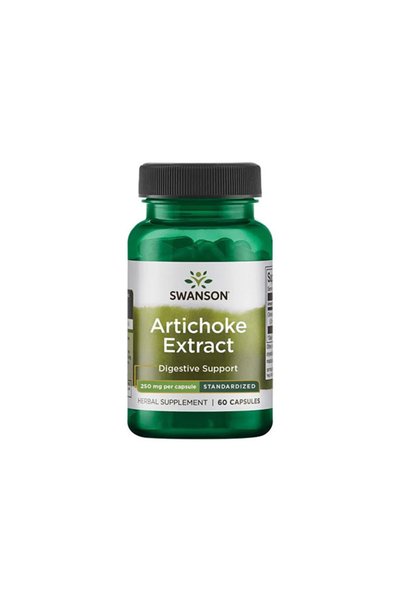 SWANSON Artichoke 250mg - Supliment din Plante, 60 capsule