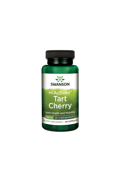 SWANSON HiActives Cireșe Acidulii 465mg - Supliment Alimentar, 60 capsule