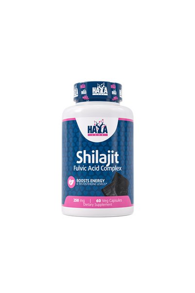 haya labs Shilajit 250 mg - Supliment din Plante, 60 capsule vegetale