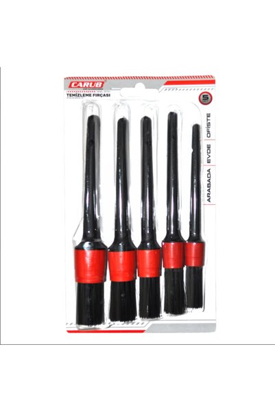 Temiz Pazar Carub General Detail Cleaning Brush Set of 5