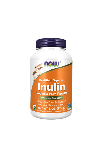Now Pudră de Inulină - Prebiotic, 227 g