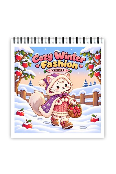 Legendary Gifts Carte de colorat, 45 de ilustrații Cozy Winter Fashion - Volu...