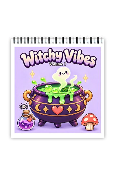 Legendary Gifts Carte de colorat, 45 de ilustrații Witchy Vibes - Volumul I, ...