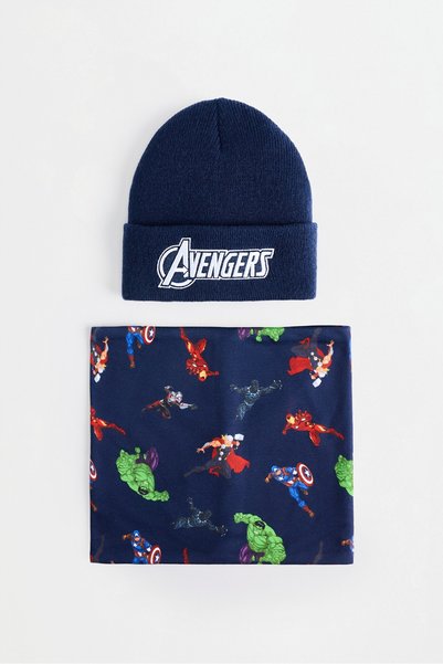 LEFTIES ERKEK ÇOCUK The Avengers ©Marvel bere ve boyunluk seti