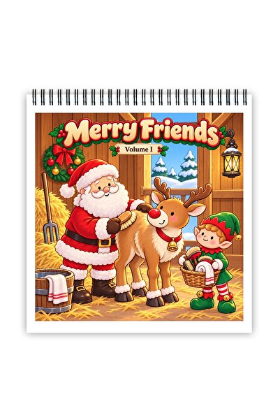 Legendary Gifts Carte de colorat, 46 de ilustrații Merry Friends - Volumul I,...