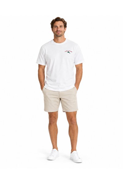 Tommy Bahama Men's Graphic Scoop Neck Short Sleeve Brand Logo T-Shirt