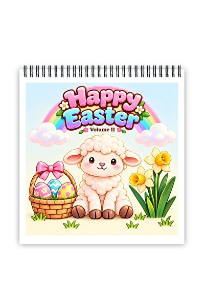 Legendary Gifts Carte de colorat, 50 de ilustrații Happy Easter - Volumul II,...