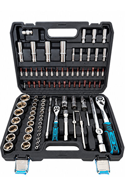 Tatian 1/2"-1/4" 94 Parça 1. Kalite Full Tamirci Cırcır Kollu Lokma Seti