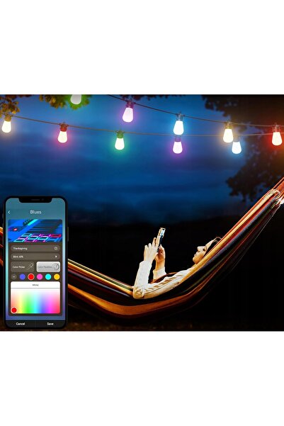 NO BRAND Lumini LED Diivoo, 15m cu aplicație Bluetooth, IP65, impermeabile M498