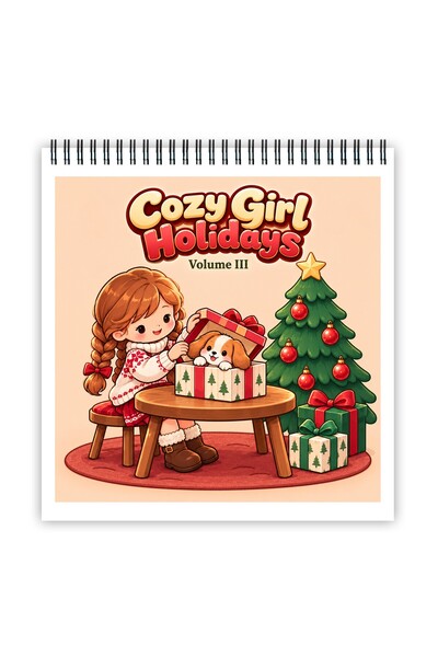 Legendary Gifts Carte de colorat, 45 de ilustrații Cozy Girl Holidays - Volum...