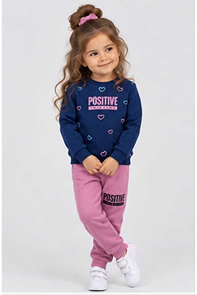 Beray طقم سويت شيرت مطبوع من القطن الممشط بثلاثة خيوط للأطفال