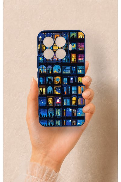 Vip Case Mi 17t Pro 5g Compatible Night City Stories Patterned Silicone Case
