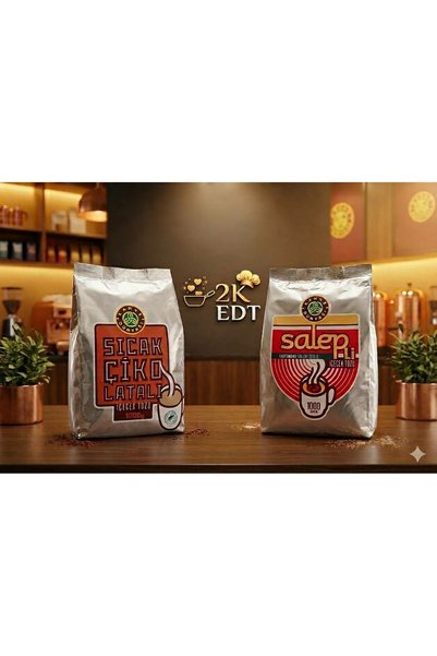 Kahve Dünyası SALEP 1 KG + SICAK ÇİKOLATA 1 KG ( 2 Lİ PAKET )