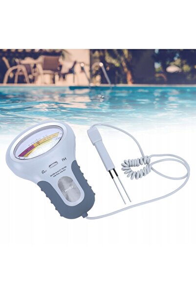 NO BRAND Tester de calitate pentru apă piscină jacuzzi, Clor CL2, pH-metru.
