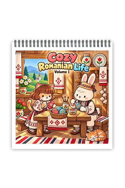 Legendary Gifts Carte de colorat, 50 de ilustrații Cozy Romanian Life - Volum...
