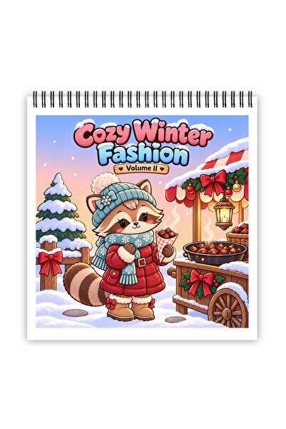 Legendary Gifts Carte de colorat, 45 de ilustrații Cozy Winter Fashion - Volu...